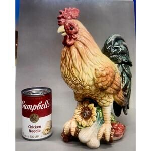 Fitz & Floyd Rooster VTG 2004 Box Excellent Harvest Fall Autumn Farmhouse BEAUTY